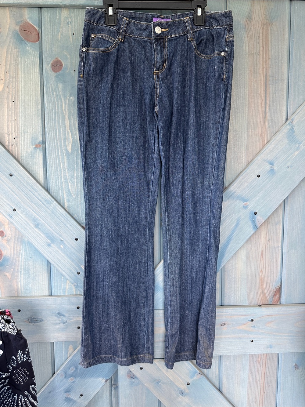 Freebird by Steven Women's Straight-Leg Jeans in Dark Blue Denim